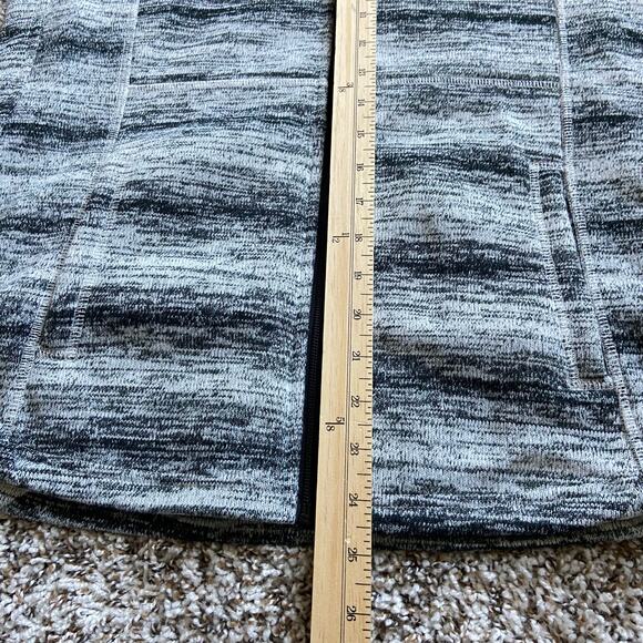 Aventura Sami Jacket Women's M Black Gray Ombre Fleece Lined Full Zip Sweater - Picture 7 of 8